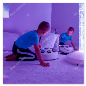 Entspannung im Snoezelen-Raum